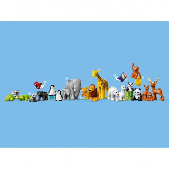 Конструктор LEGO DUPLO 10975 Дикие животные мира в Великом Новгороде