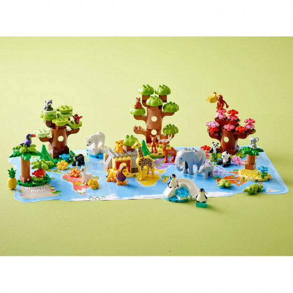 Конструктор LEGO DUPLO 10975 Дикие животные мира в Великом Новгороде