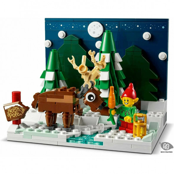 Конструктор LEGO 40484 Перед домом Деда Мороза в Великом Новгороде