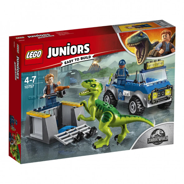 Конструктор LEGO Juniors 10757 Грузовик спасателей для перевозки раптора в Великом Новгороде