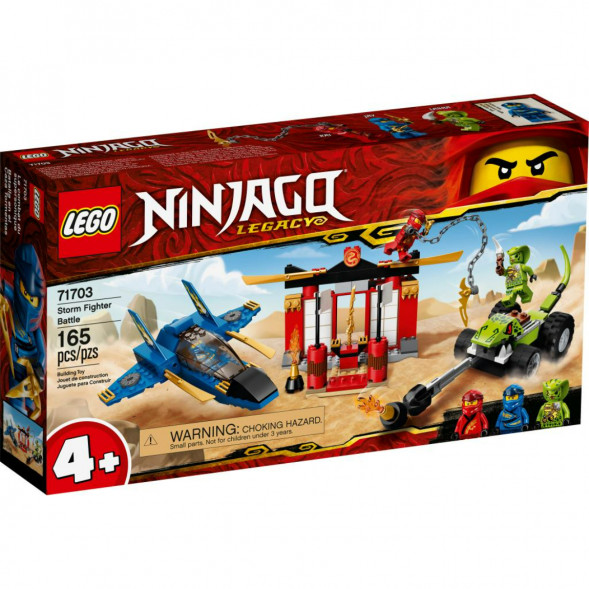 Конструктор LEGO Ninjago 71703 Бой на штормовом истребителе в Великом Новгороде