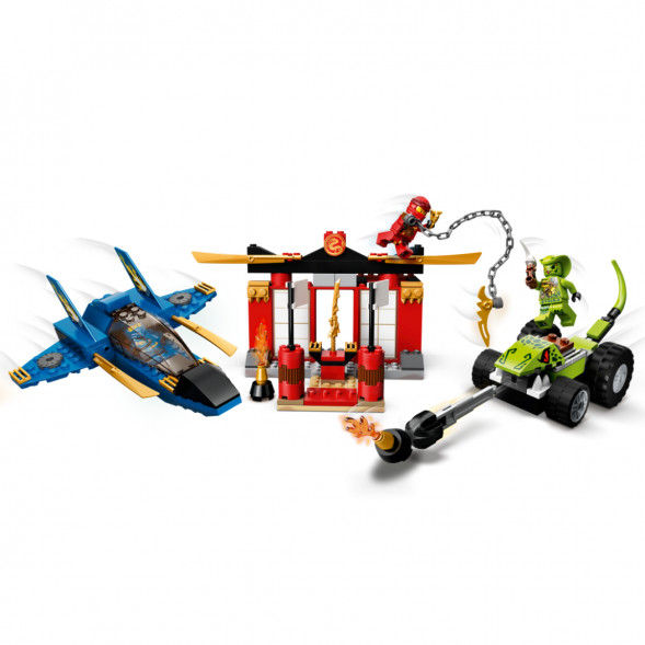 Конструктор LEGO Ninjago 71703 Бой на штормовом истребителе в Великом Новгороде