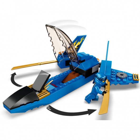 Конструктор LEGO Ninjago 71703 Бой на штормовом истребителе в Великом Новгороде