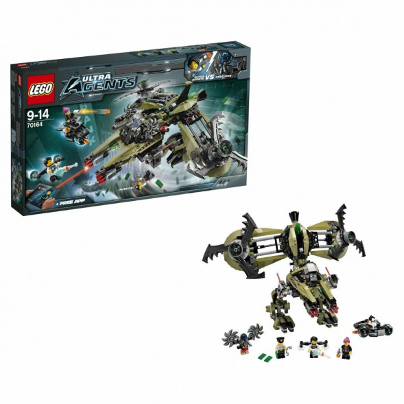 Конструктор LEGO Ultra Agents 70164 Штормовое нападение Сайклона в Великом Новгороде
